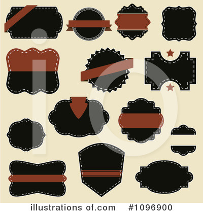 Royalty-Free (RF) Labels Clipart Illustration by vectorace - Stock Sample #1096900
