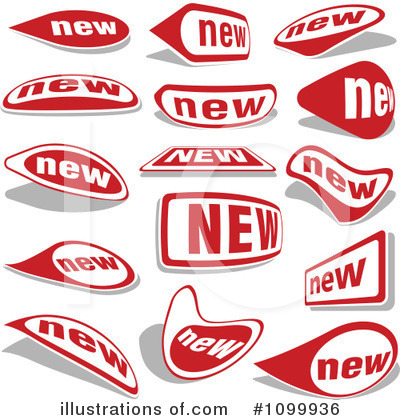 Royalty-Free (RF) Labels Clipart Illustration by dero - Stock Sample #1099936
