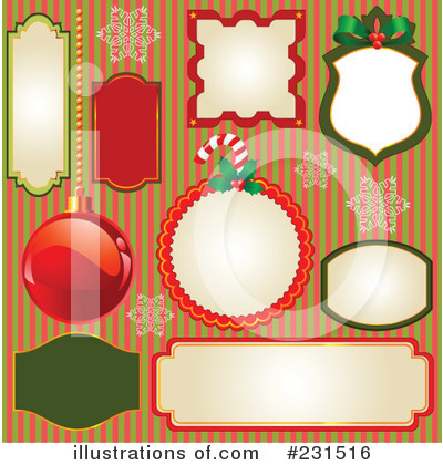 Royalty-Free (RF) Labels Clipart Illustration by Pushkin - Stock Sample #231516