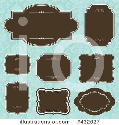 Royalty-Free (RF) Labels Clipart Illustration by BestVector - Stock Sample #432627