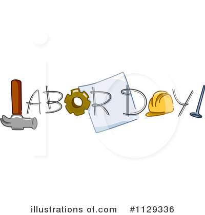 Royalty-Free (RF) Labor Day Clipart Illustration by BNP Design Studio - Stock Sample #1129336