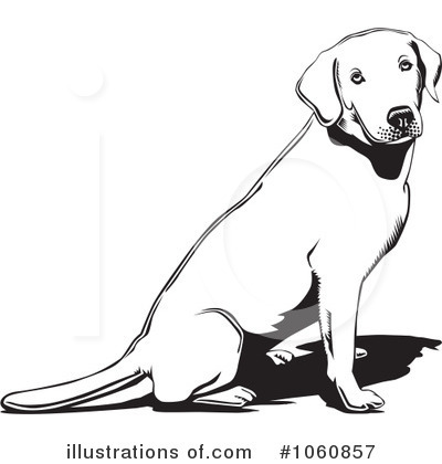 Royalty-Free (RF) Labrador Clipart Illustration by David Rey - Stock Sample #1060857