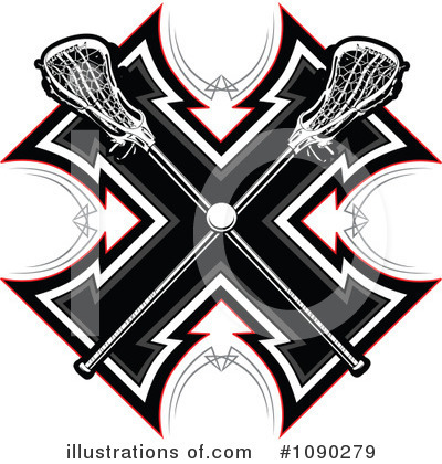 Royalty-Free (RF) Lacrosse Clipart Illustration by Chromaco - Stock Sample #1090279