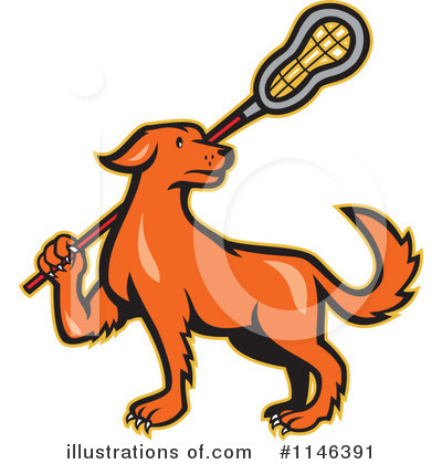 Royalty-Free (RF) Lacrosse Clipart Illustration by patrimonio - Stock Sample #1146391