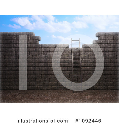 Royalty-Free (RF) Ladder Clipart Illustration by Mopic - Stock Sample #1092446