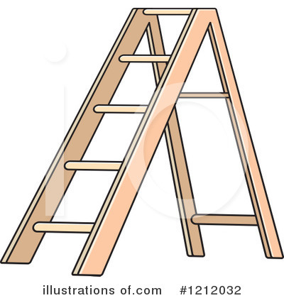 Royalty-Free (RF) Ladder Clipart Illustration by Lal Perera - Stock Sample #1212032