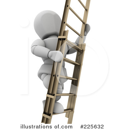Royalty-Free (RF) Ladder Clipart Illustration by KJ Pargeter - Stock Sample #225632