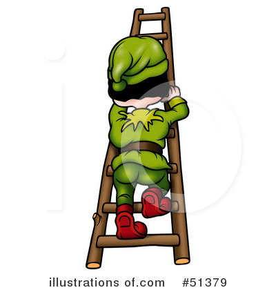 Royalty-Free (RF) Ladder Clipart Illustration by dero - Stock Sample #51379