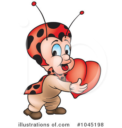 Ladybugs Clipart #1045198 by dero