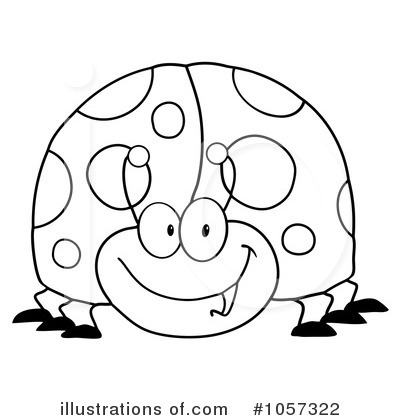 Royalty-Free (RF) Ladybug Clipart Illustration by Hit Toon - Stock Sample #1057322