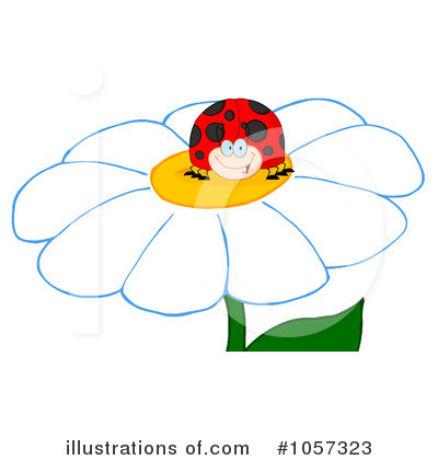 Royalty-Free (RF) Ladybug Clipart Illustration by Hit Toon - Stock Sample #1057323