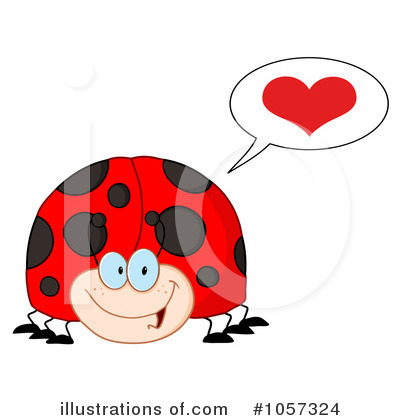 Royalty-Free (RF) Ladybug Clipart Illustration by Hit Toon - Stock Sample #1057324
