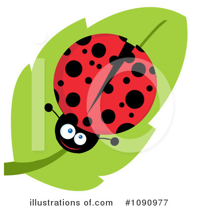 Royalty-Free (RF) Ladybug Clipart Illustration by Hit Toon - Stock Sample #1090977