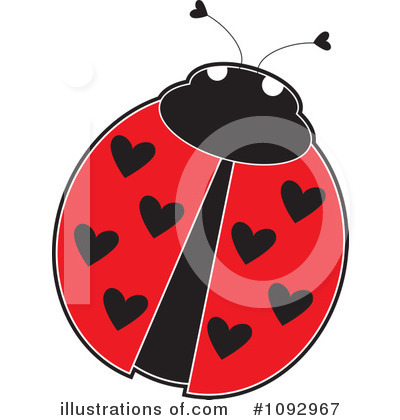 Royalty-Free (RF) Ladybug Clipart Illustration by Maria Bell - Stock Sample #1092967