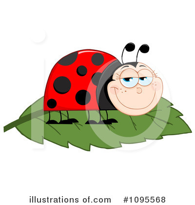 Royalty-Free (RF) Ladybug Clipart Illustration by Hit Toon - Stock Sample #1095568