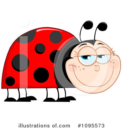 Royalty-Free (RF) Ladybug Clipart Illustration by Hit Toon - Stock Sample #1095573