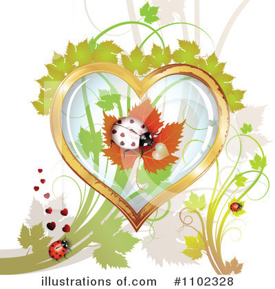 Royalty-Free (RF) Ladybug Clipart Illustration by merlinul - Stock Sample #1102328