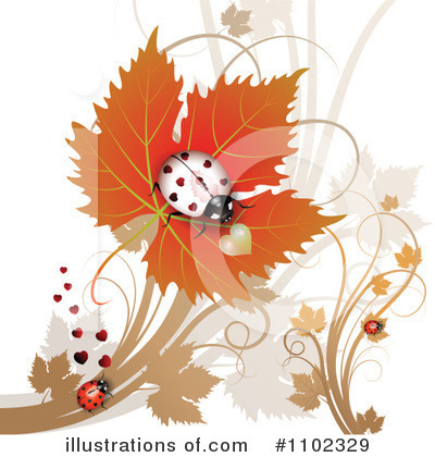 Royalty-Free (RF) Ladybug Clipart Illustration by merlinul - Stock Sample #1102329