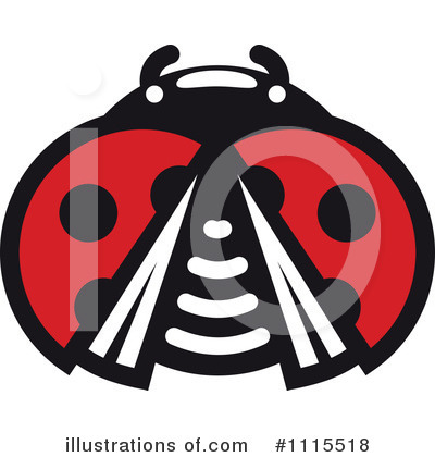 Royalty-Free (RF) Ladybug Clipart Illustration by Vector Tradition SM - Stock Sample #1115518