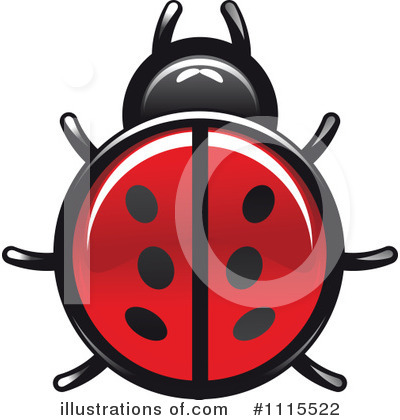 Royalty-Free (RF) Ladybug Clipart Illustration by Vector Tradition SM - Stock Sample #1115522