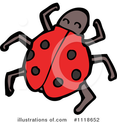 Royalty-Free (RF) Ladybug Clipart Illustration by lineartestpilot - Stock Sample #1118652