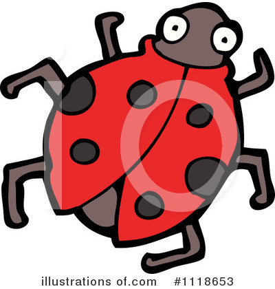 Royalty-Free (RF) Ladybug Clipart Illustration by lineartestpilot - Stock Sample #1118653