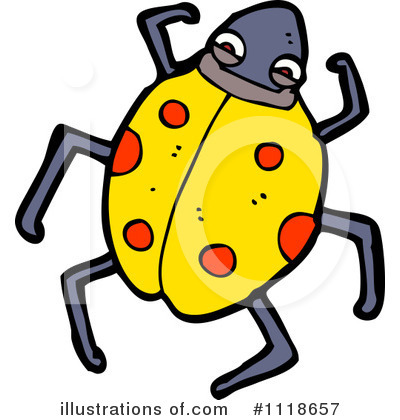 Royalty-Free (RF) Ladybug Clipart Illustration by lineartestpilot - Stock Sample #1118657