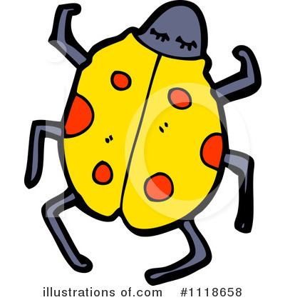 Royalty-Free (RF) Ladybug Clipart Illustration by lineartestpilot - Stock Sample #1118658
