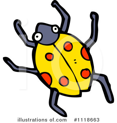 Royalty-Free (RF) Ladybug Clipart Illustration by lineartestpilot - Stock Sample #1118663