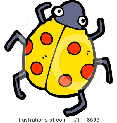 Royalty-Free (RF) Ladybug Clipart Illustration by lineartestpilot - Stock Sample #1118665