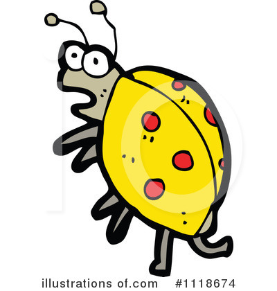 Royalty-Free (RF) Ladybug Clipart Illustration by lineartestpilot - Stock Sample #1118674