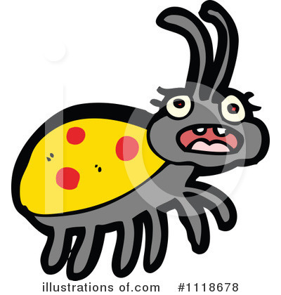 Royalty-Free (RF) Ladybug Clipart Illustration by lineartestpilot - Stock Sample #1118678