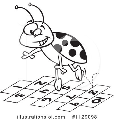 Royalty-Free (RF) Ladybug Clipart Illustration by toonaday - Stock Sample #1129098