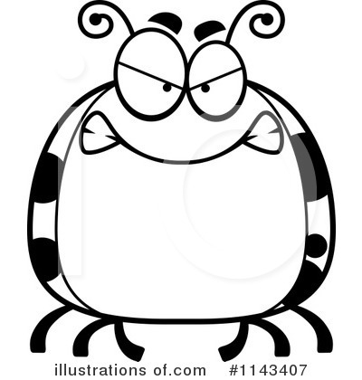 Royalty-Free (RF) Ladybug Clipart Illustration by Cory Thoman - Stock Sample #1143407