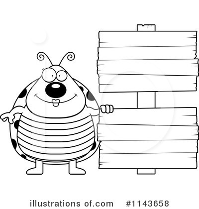 Royalty-Free (RF) Ladybug Clipart Illustration by Cory Thoman - Stock Sample #1143658