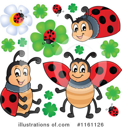 Royalty-Free (RF) Ladybug Clipart Illustration by visekart - Stock Sample #1161126