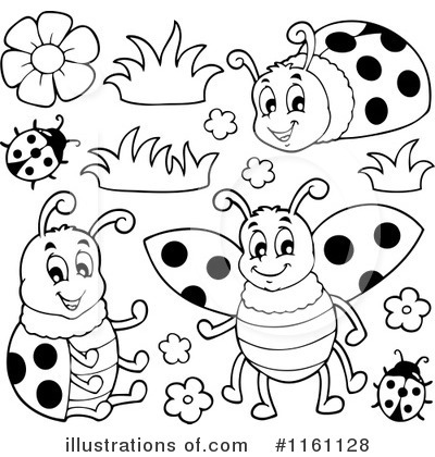 Royalty-Free (RF) Ladybug Clipart Illustration by visekart - Stock Sample #1161128