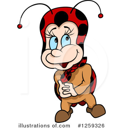 Royalty-Free (RF) Ladybug Clipart Illustration by dero - Stock Sample #1259326