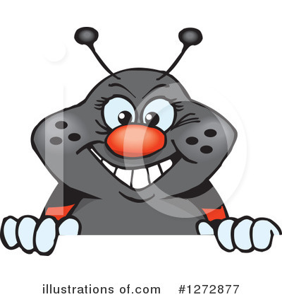 Royalty-Free (RF) Ladybug Clipart Illustration by Dennis Holmes Designs - Stock Sample #1272877