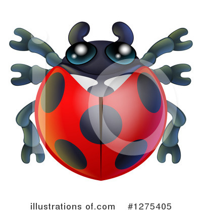 Ladybugs Clipart #1275405 by AtStockIllustration