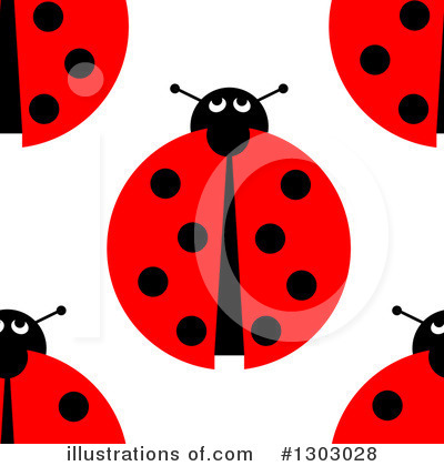Royalty-Free (RF) Ladybug Clipart Illustration by oboy - Stock Sample #1303028