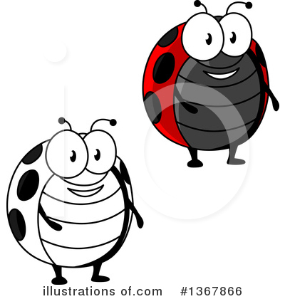 Royalty-Free (RF) Ladybug Clipart Illustration by Vector Tradition SM - Stock Sample #1367866