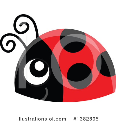 Ladybugs Clipart #1382895 by visekart
