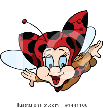 Ladybugs Clipart #1441108 by dero