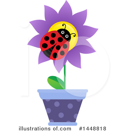 Royalty-Free (RF) Ladybug Clipart Illustration by visekart - Stock Sample #1448818