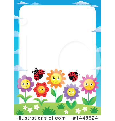 Royalty-Free (RF) Ladybug Clipart Illustration by visekart - Stock Sample #1448824