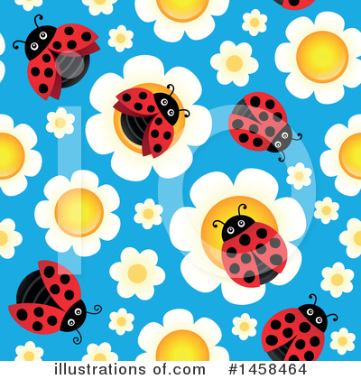 Royalty-Free (RF) Ladybug Clipart Illustration by visekart - Stock Sample #1458464