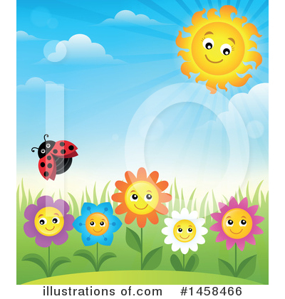 Royalty-Free (RF) Ladybug Clipart Illustration by visekart - Stock Sample #1458466