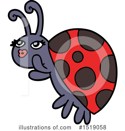 Royalty-Free (RF) Ladybug Clipart Illustration by lineartestpilot - Stock Sample #1519058