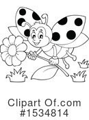 Ladybug Clipart #1534814 by visekart